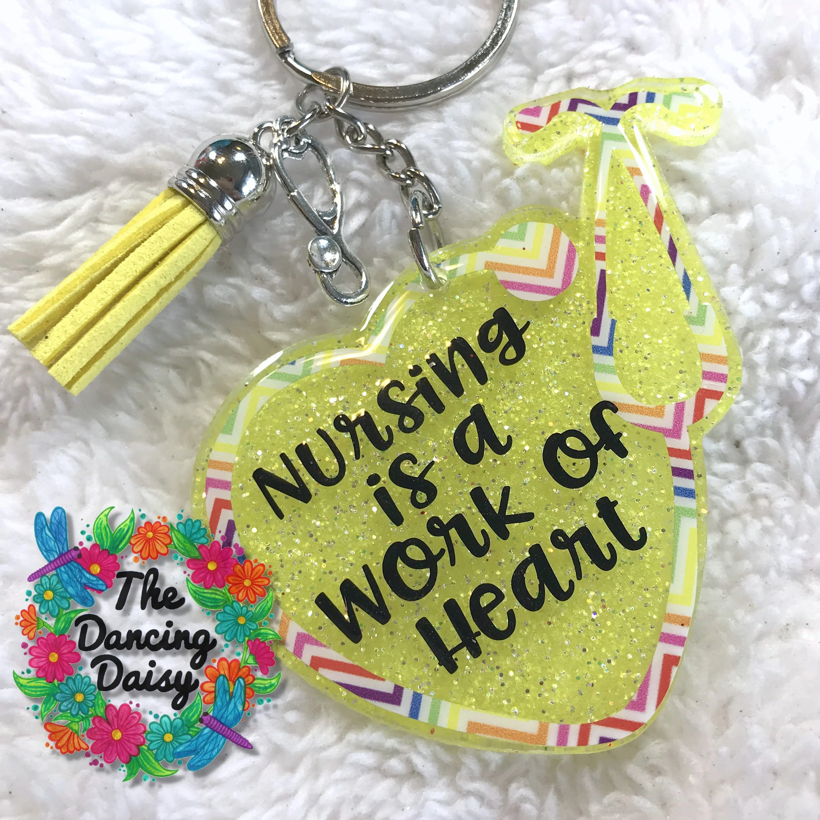 Nurse Heart Monogram Acrylic Blank - Image 3