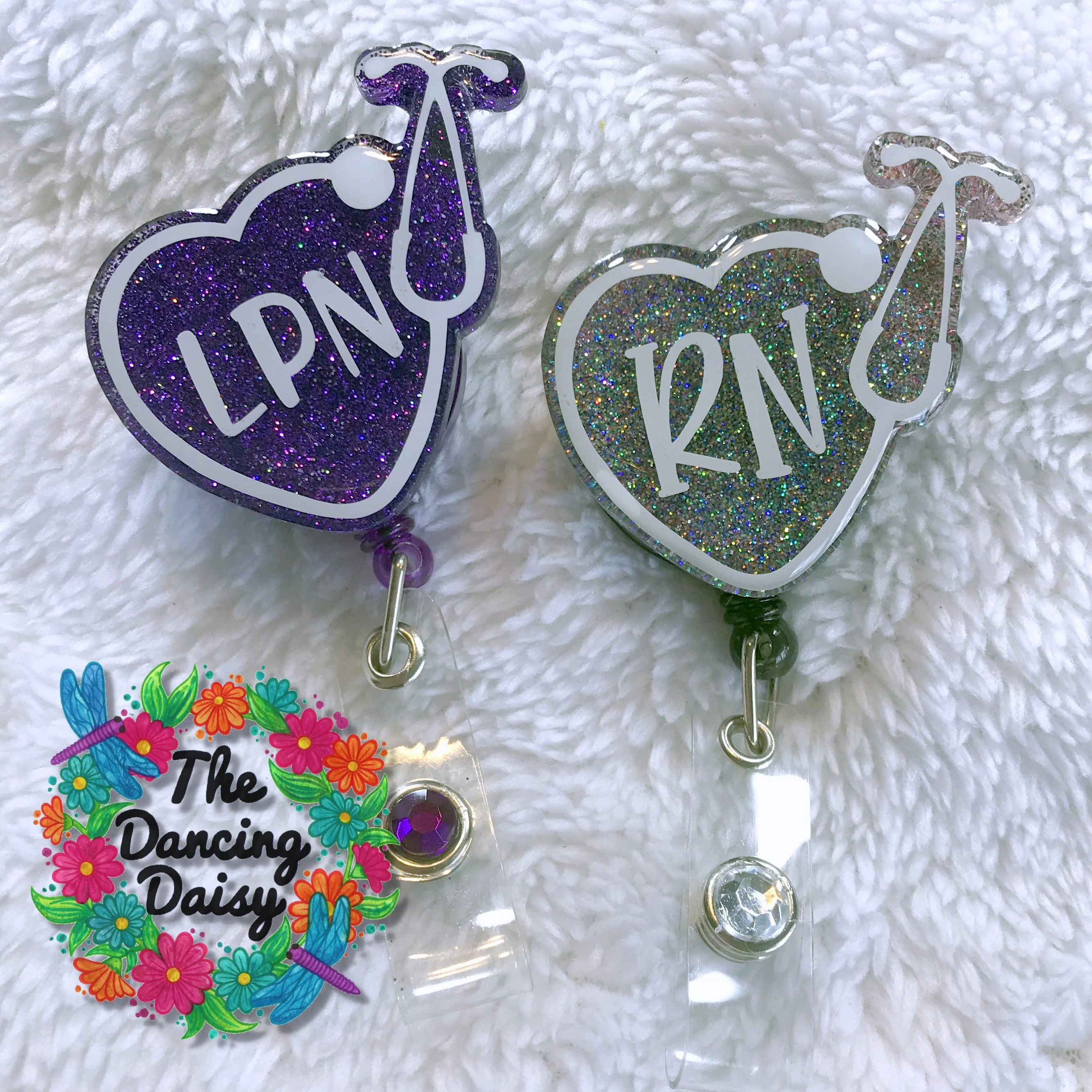 Nurse Heart Monogram Acrylic Blank - Image 5