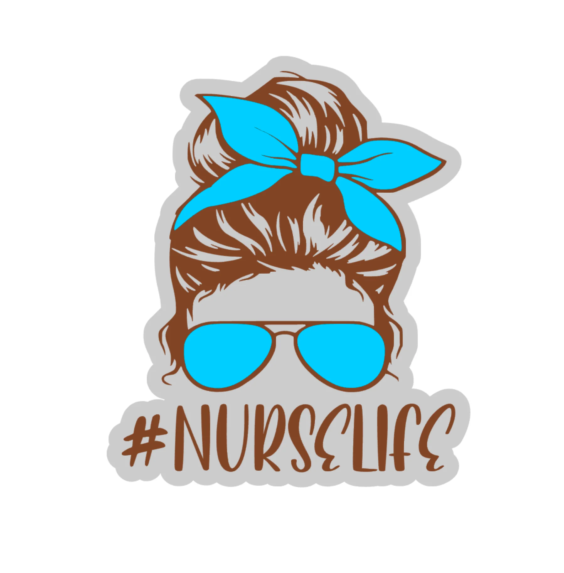 #NURSELIFE Badge Reel Blank
