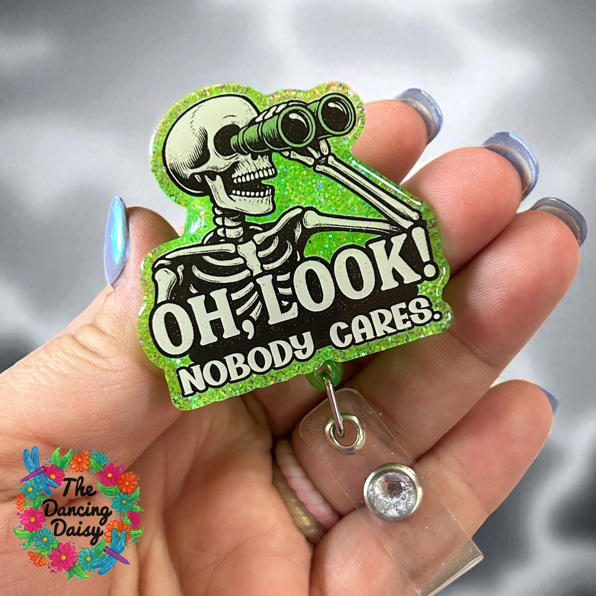 Oh Look Nobody Cares Decal & Acrylic Blank COMBO - Image 2