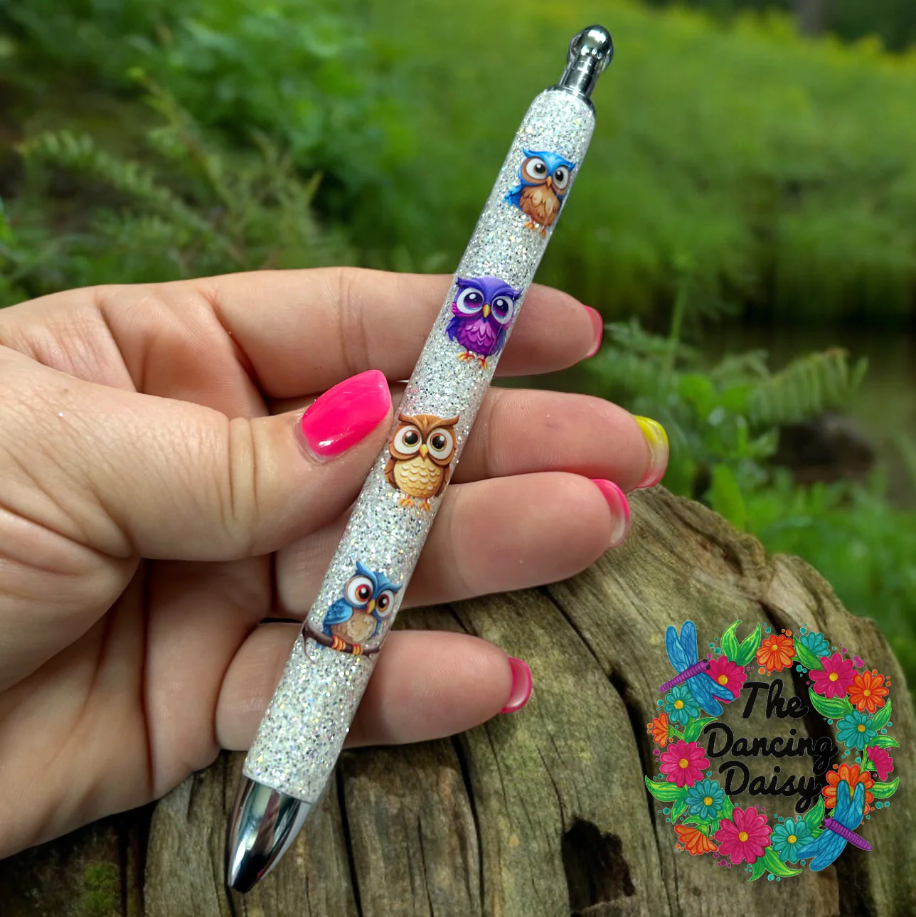 Owl Pen Wrap UV DTF - Image 2