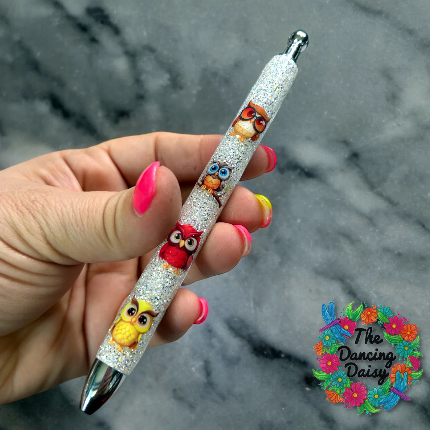 Owl Pen Wrap UV DTF - Image 3