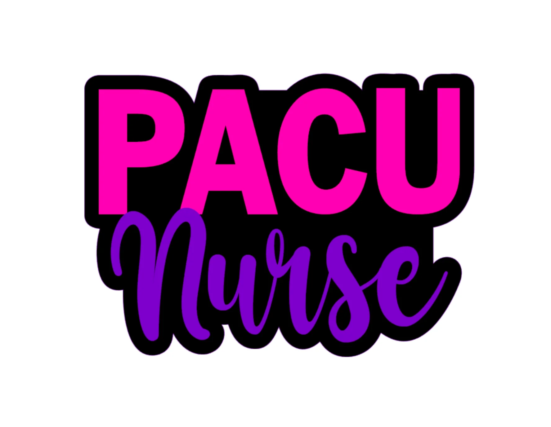 PACU Nurse Badge Reel Blank