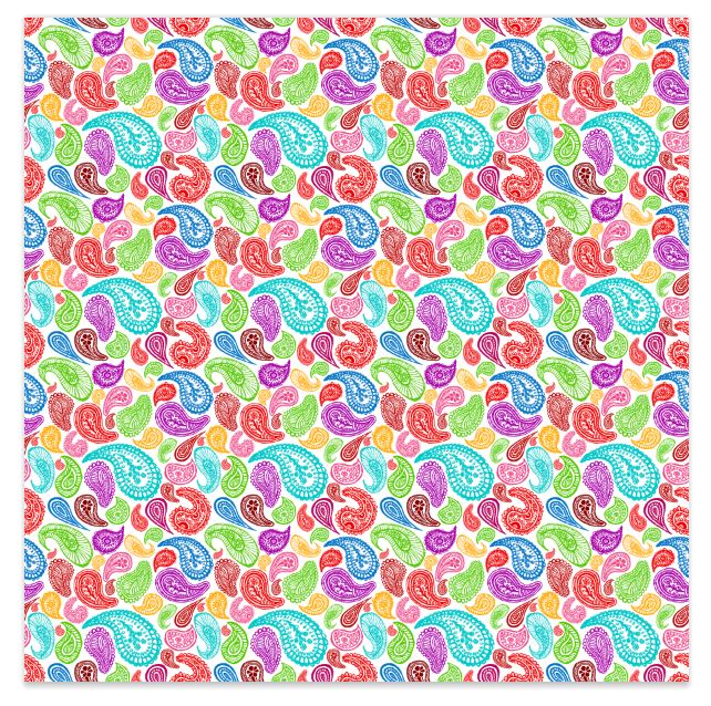 Pastel Paisley Vinyl