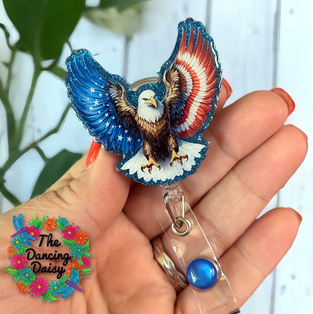 Patriotic Eagle Decal & Acrylic Blank COMBO - Image 2