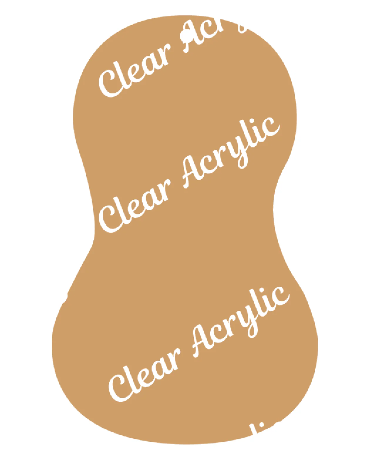Peanut Acrylic Blank