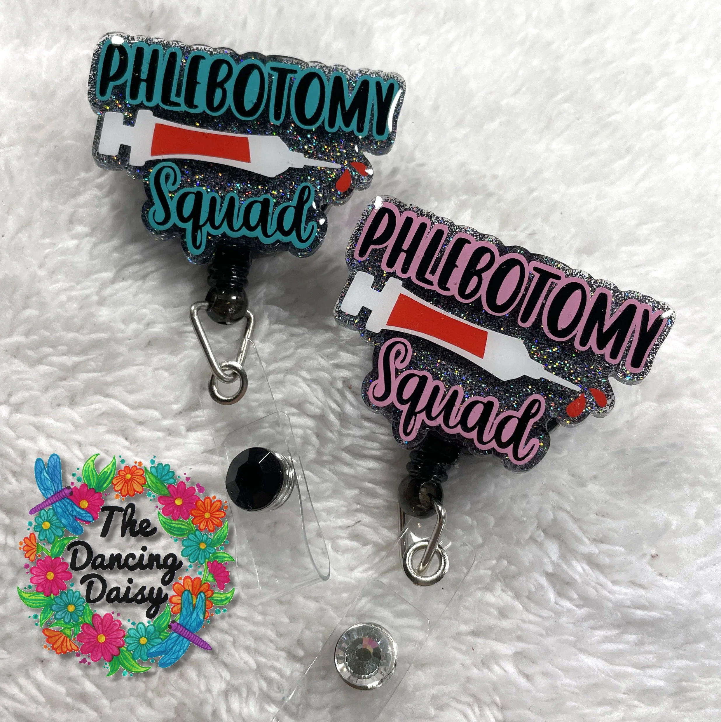 Phlebotomy Squad Badge Reel Blank - Image 2