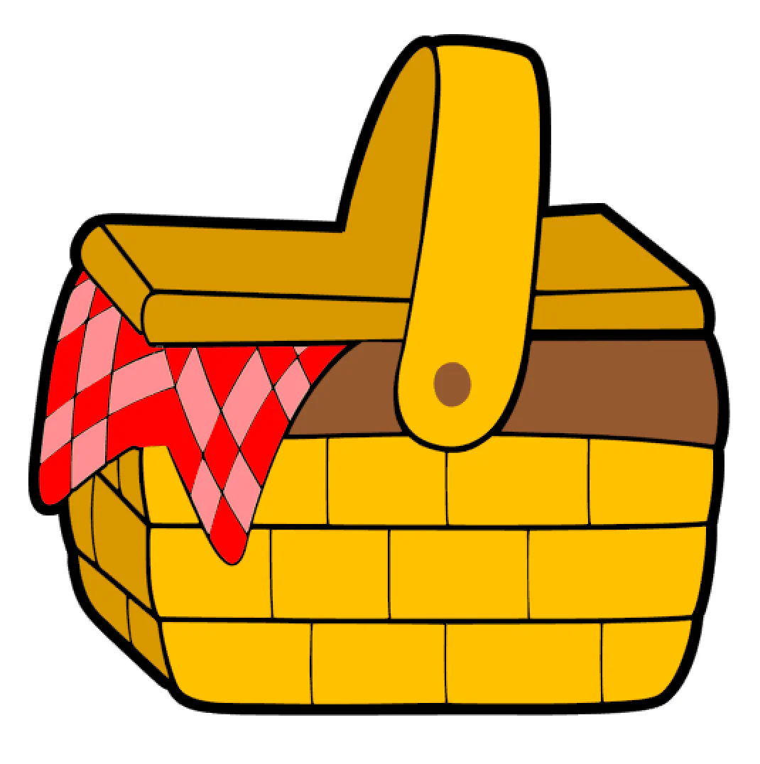 Picnic Basket #2 Acrylic Blank - Image 2