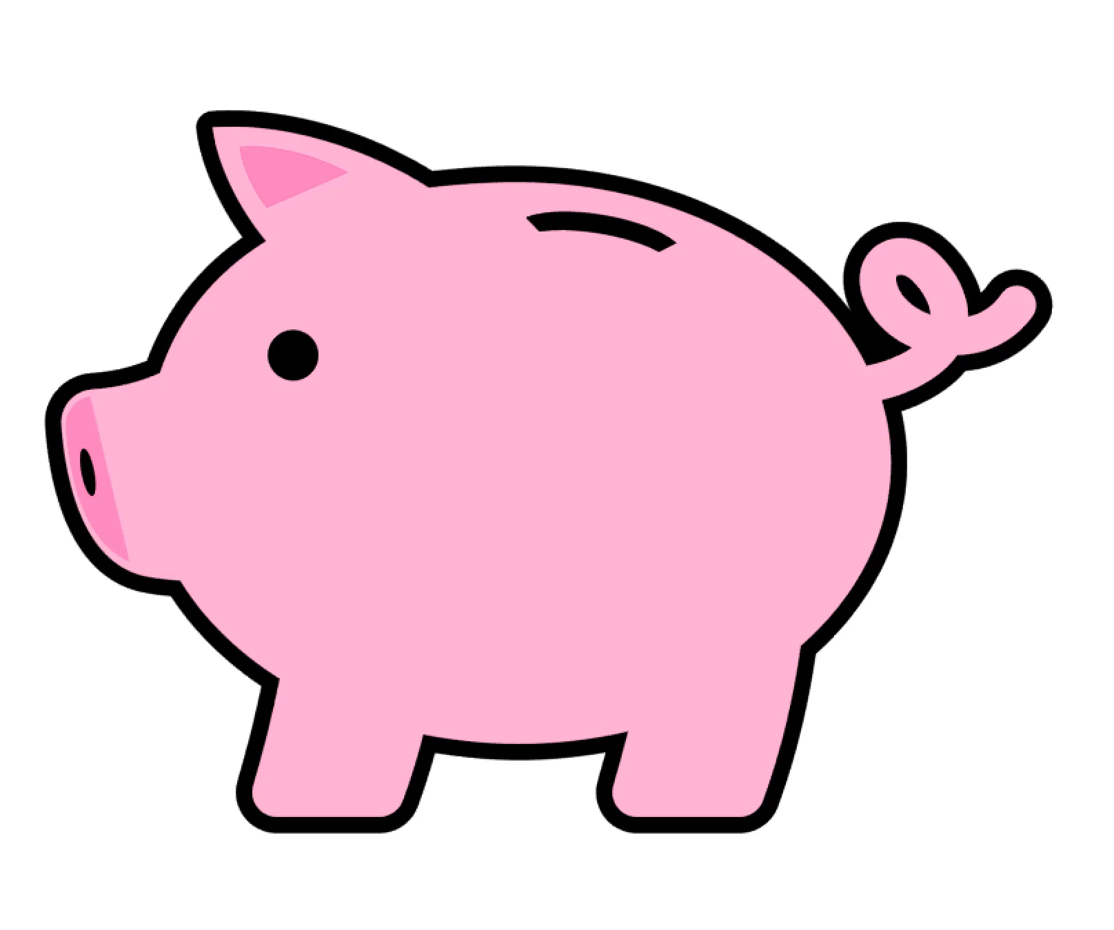 Piggy Bank Acrylic Blank - Image 2