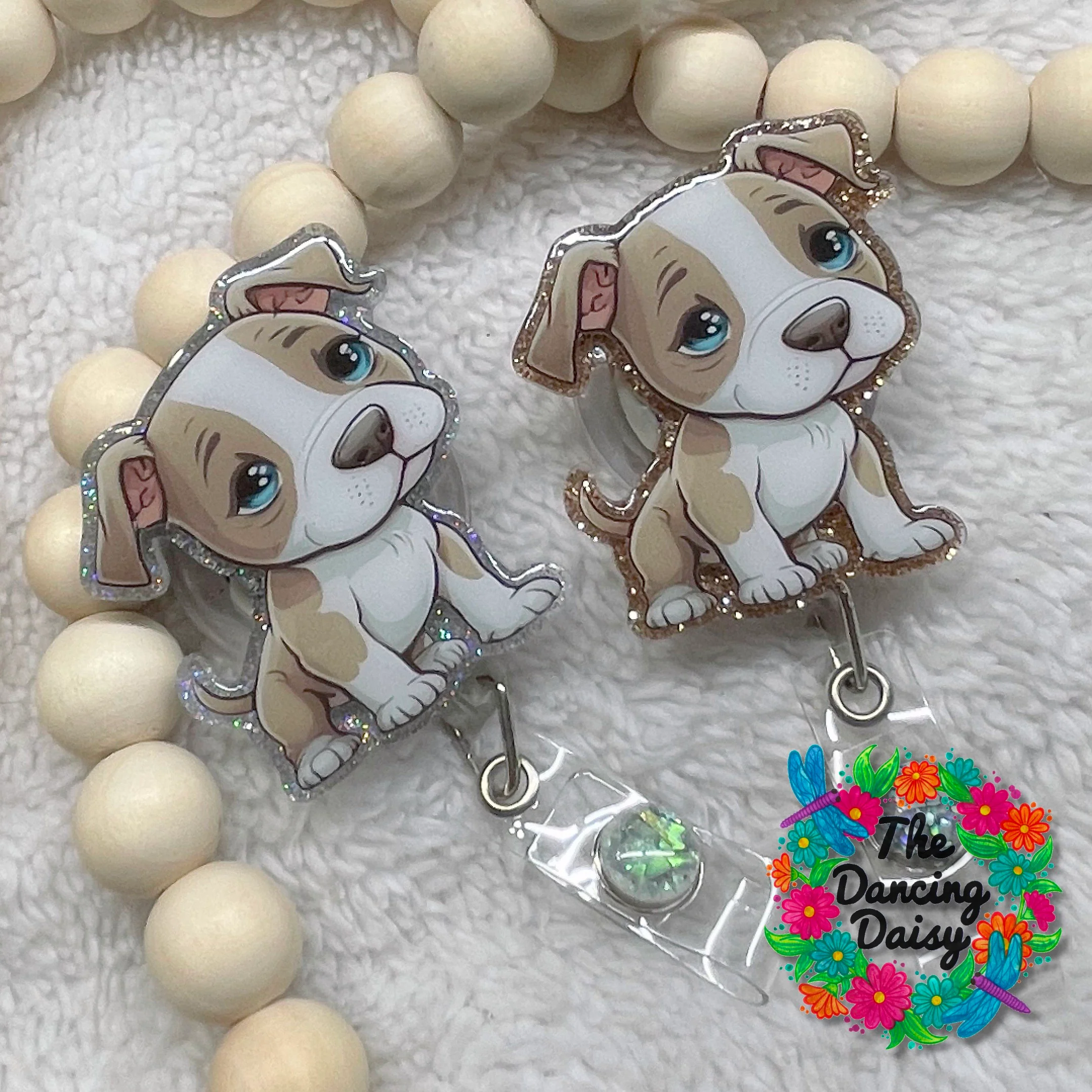 Pitbull Puppy Decal & Acrylic Blank COMBO - Image 2