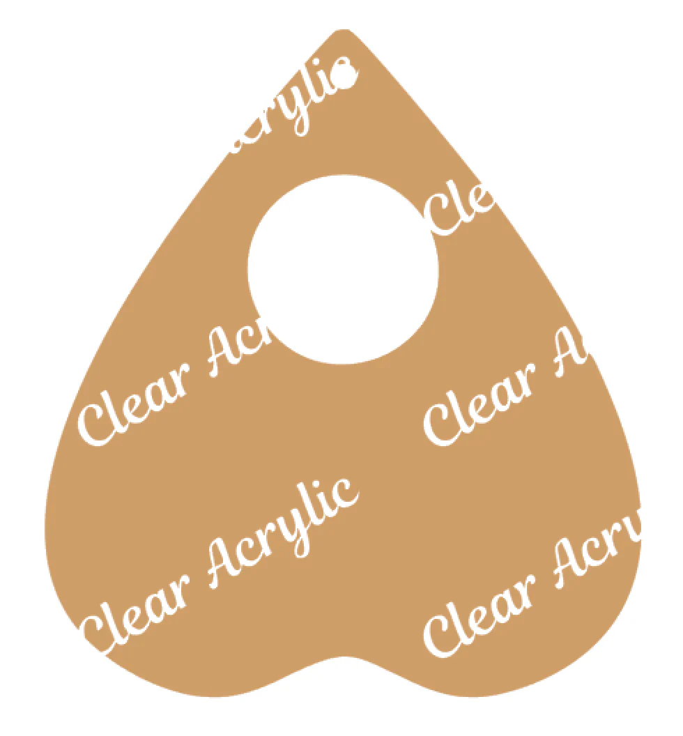 Planchette Acrylic Blank