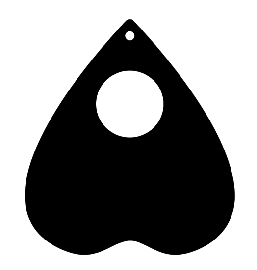 Planchette Acrylic Blank - Image 2