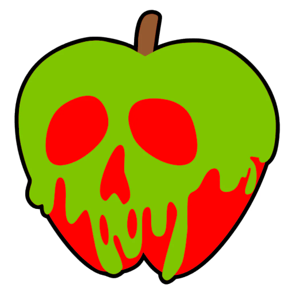 Poison Apple Acrylic Blank - Image 2