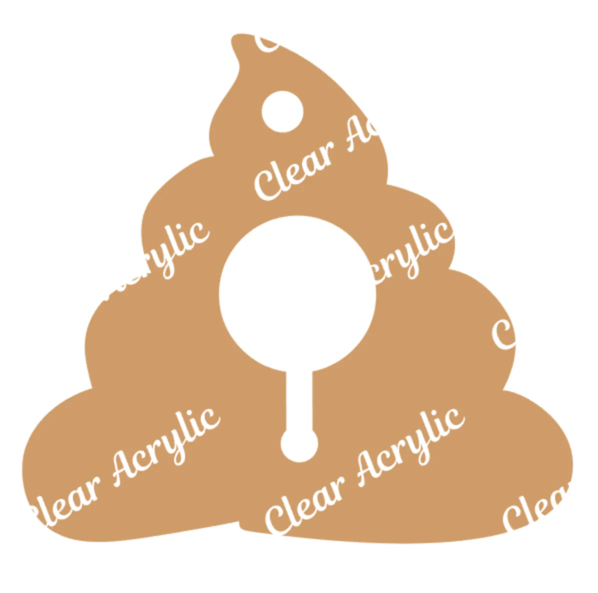 Poop Carrier Poop Acrylic Blank