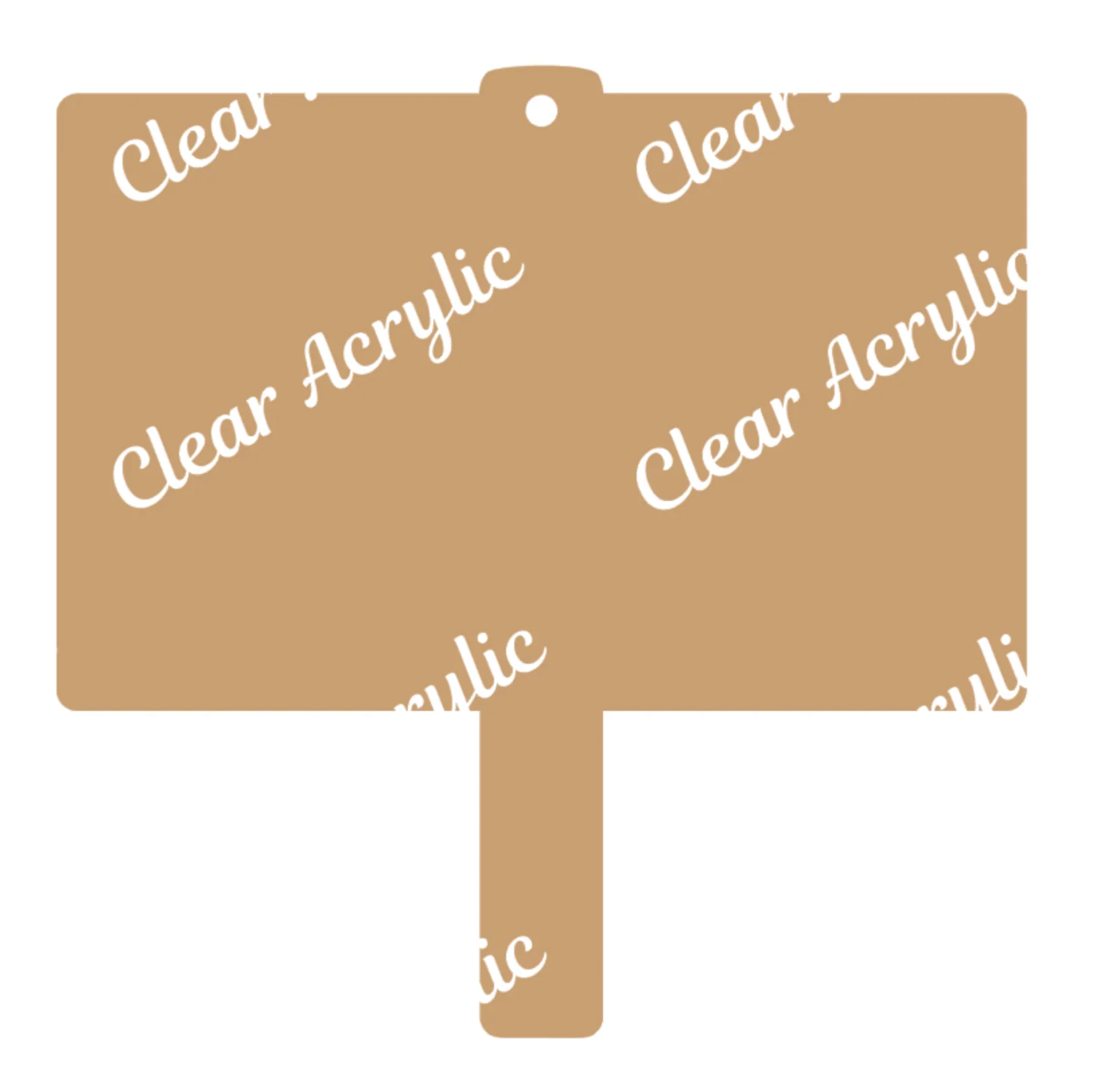 Protest/For Sale Sign Acrylic Blank