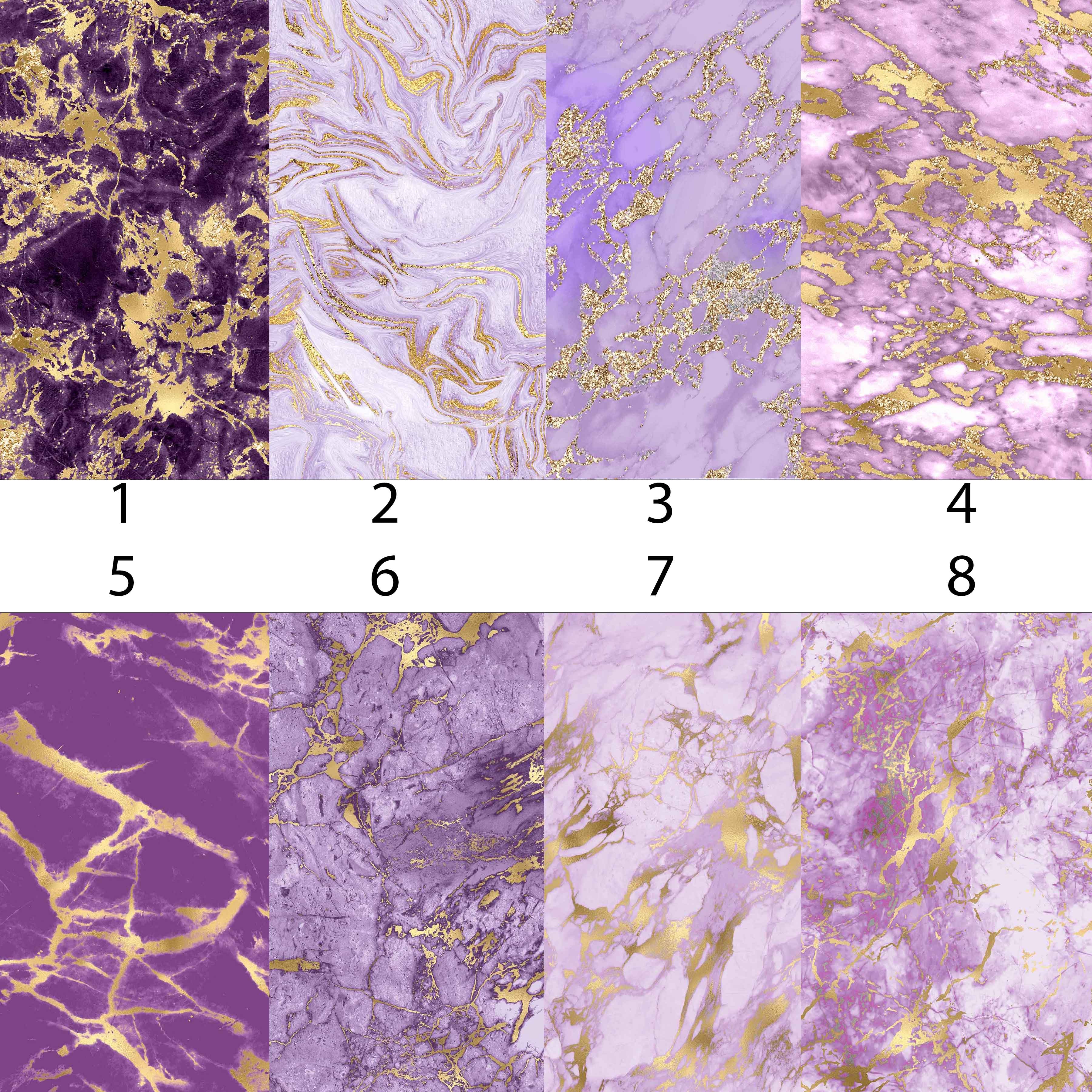 Purple & Gold Marble Vinyl