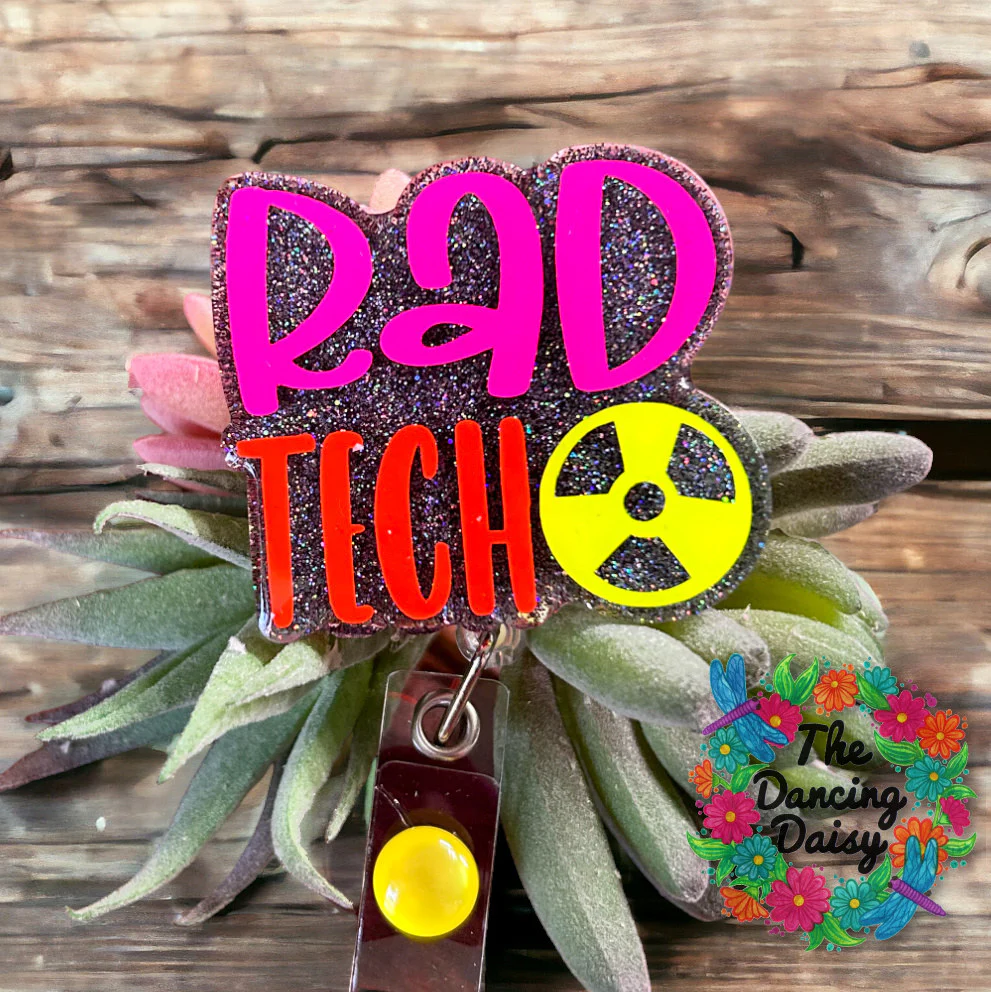 RAD Tech Badge Reel Blank - Image 2