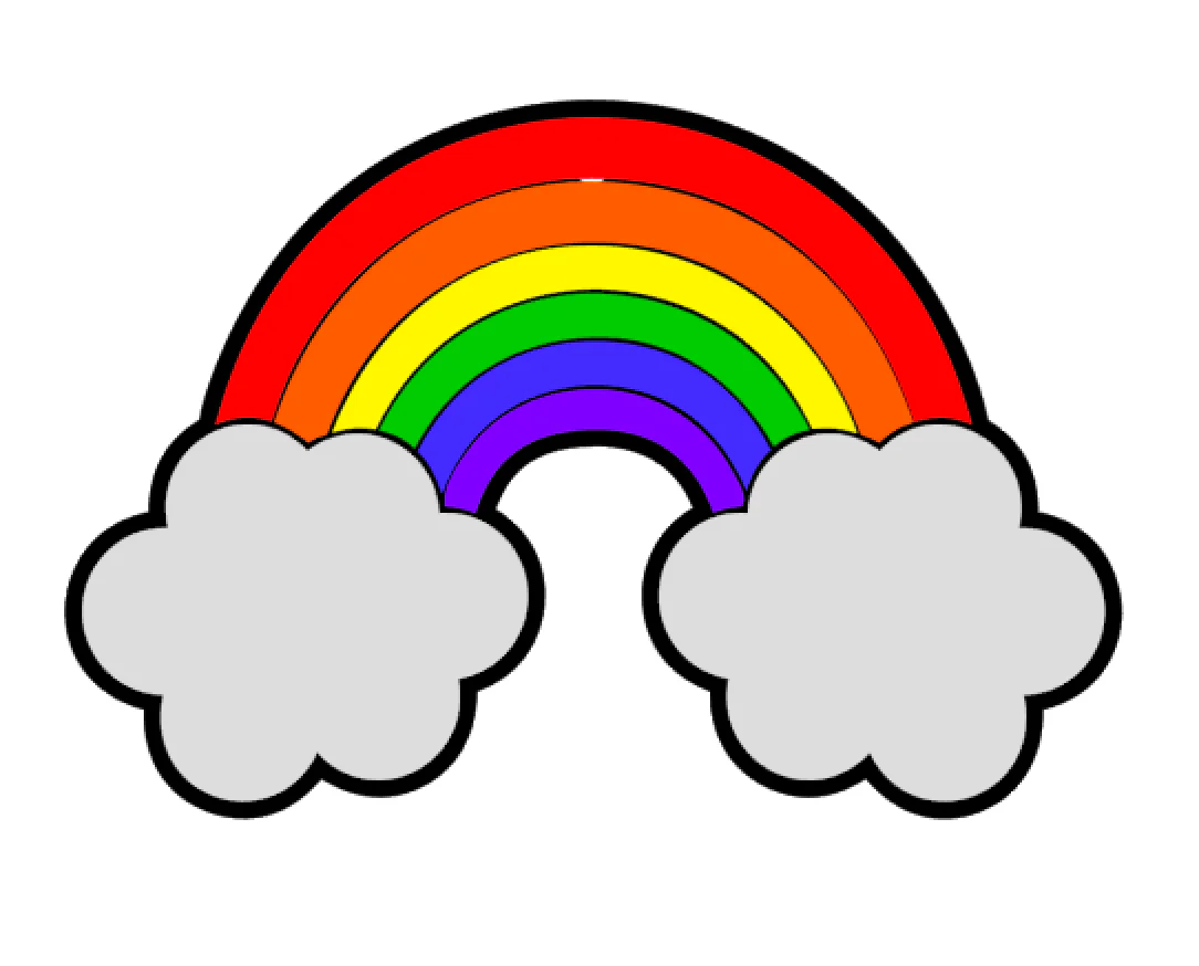 Rainbow Acrylic Blank - Image 2