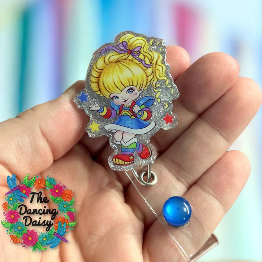 Rainbow Brite Decal & Acrylic Blank COMBO - Image 2