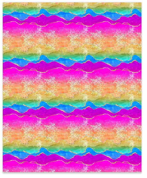 Rainbow Marble One 1 Faux Leather - Image 2