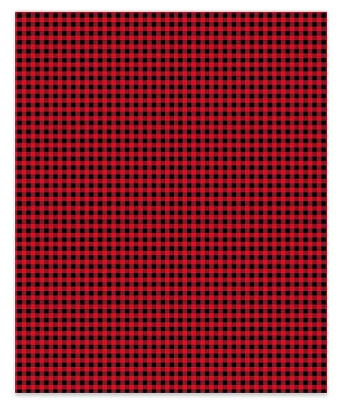 Red Xmas 7 Plaid Faux Leather - Image 2