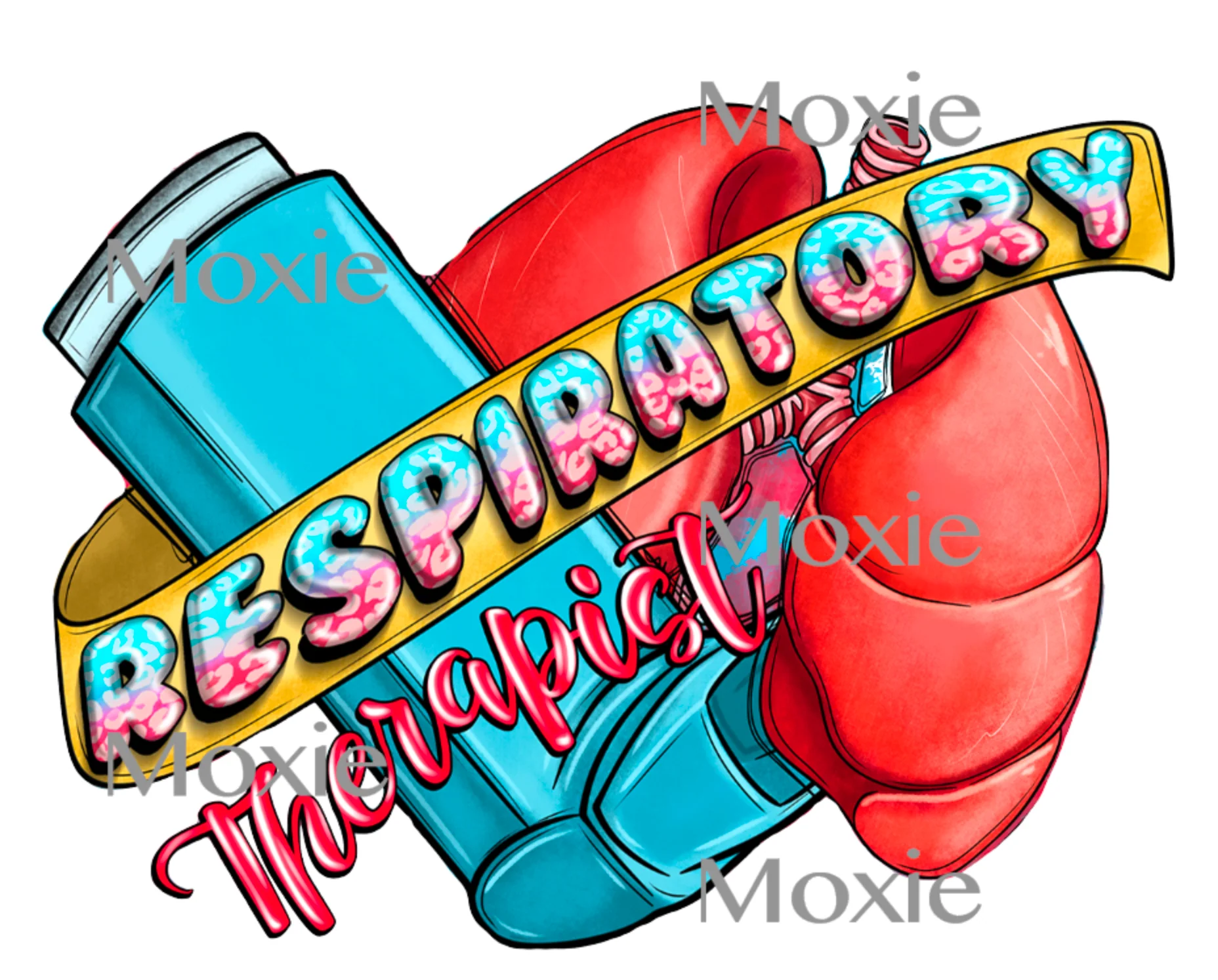 Respiratory Therapist UV DTF Decal