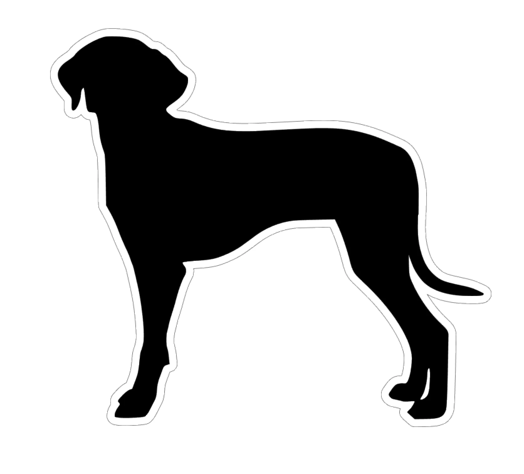 Rhodesian Ridgeback Acrylic Blank - Image 2