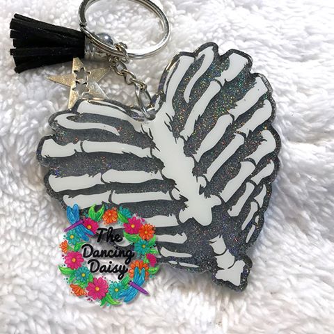 Rib Cage Heart Acrylic Blank - Image 3