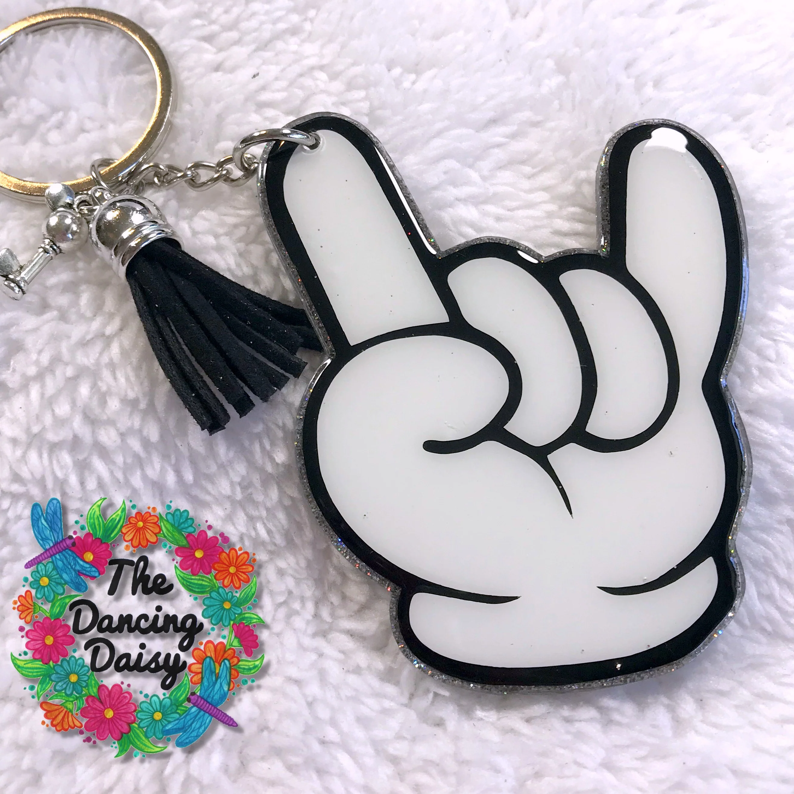 Rock On Mickey Acrylic Blank - Image 3