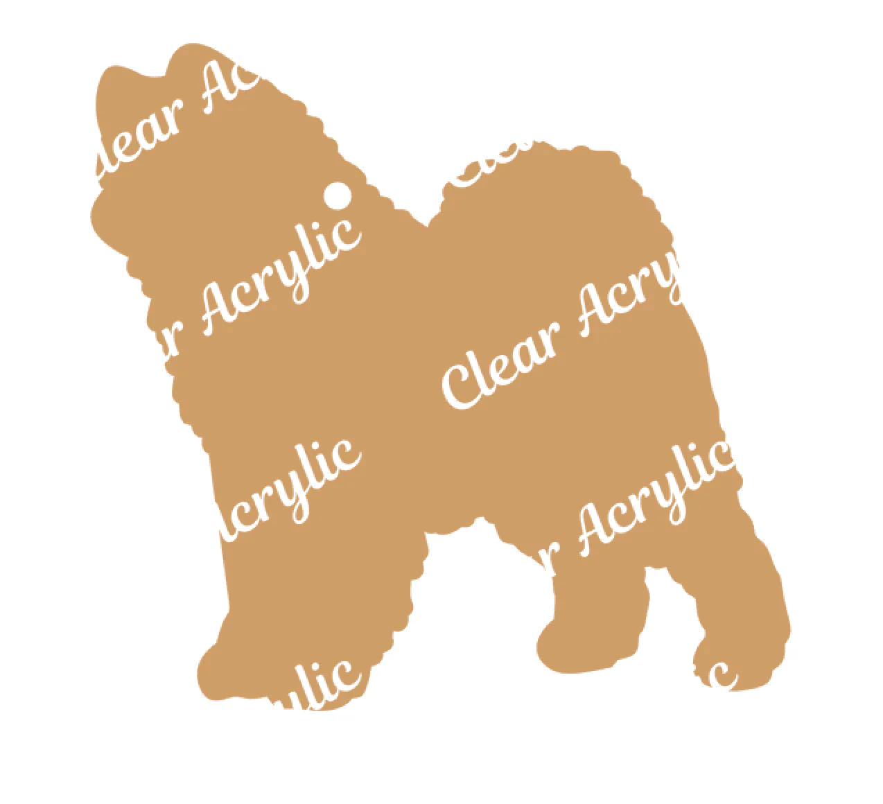 Samoyed Dog Profile Acrylic Blank