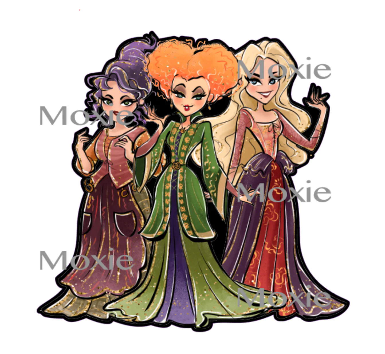 Sanderson Sisters Decal & Acrylic Blank COMBO