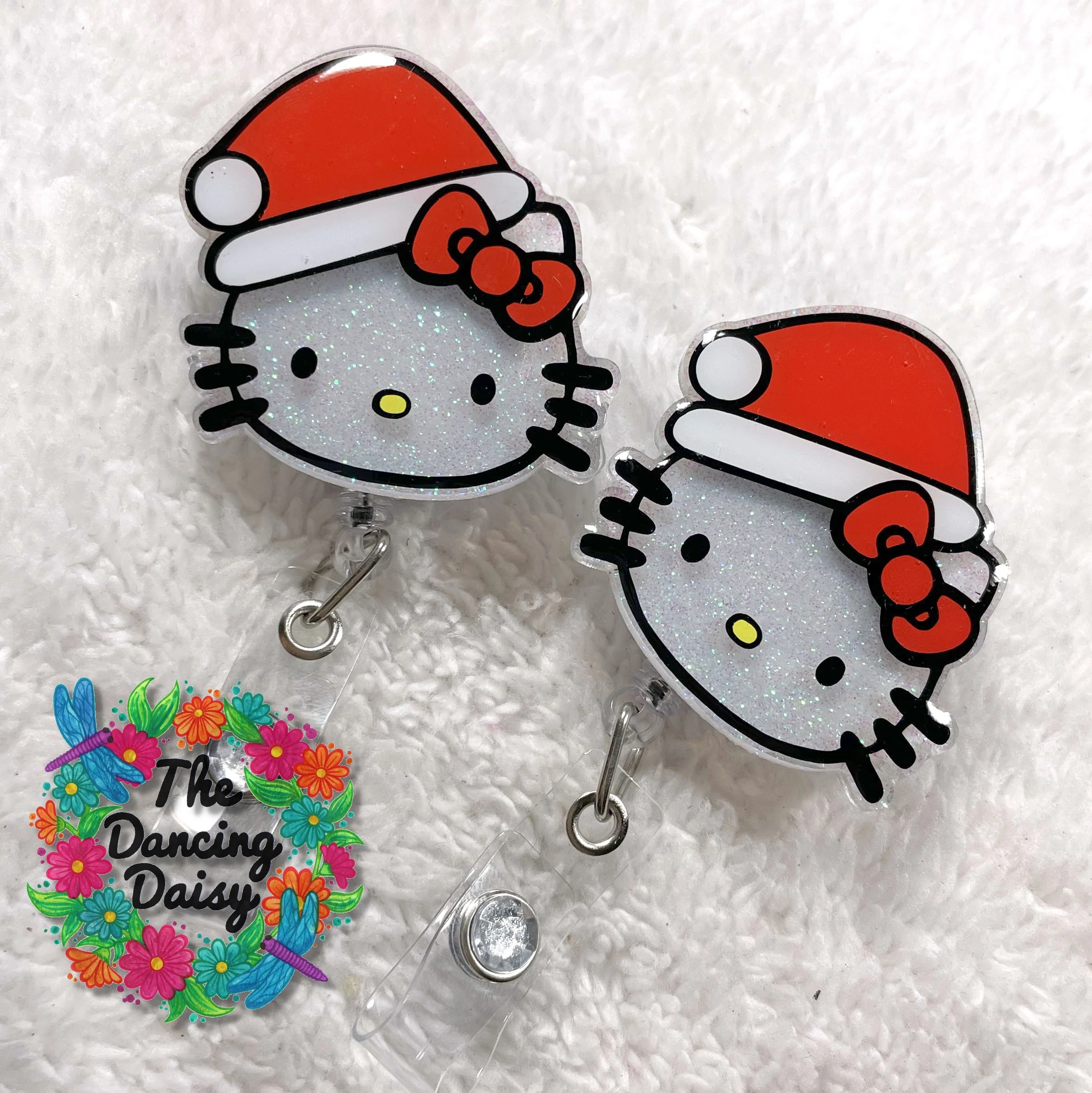 Santa Kitty Acrylic Blank - Image 3