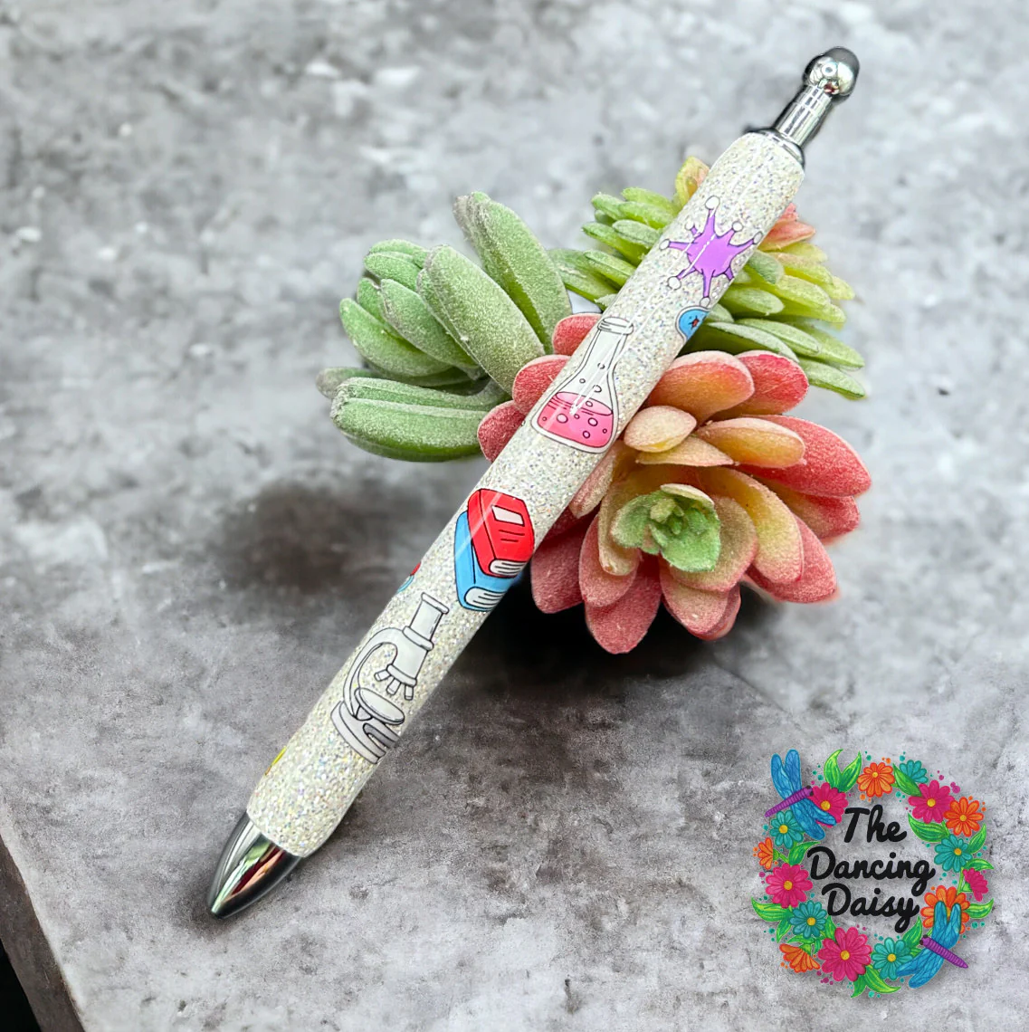 Science Pen Wrap UV DTF - Image 2
