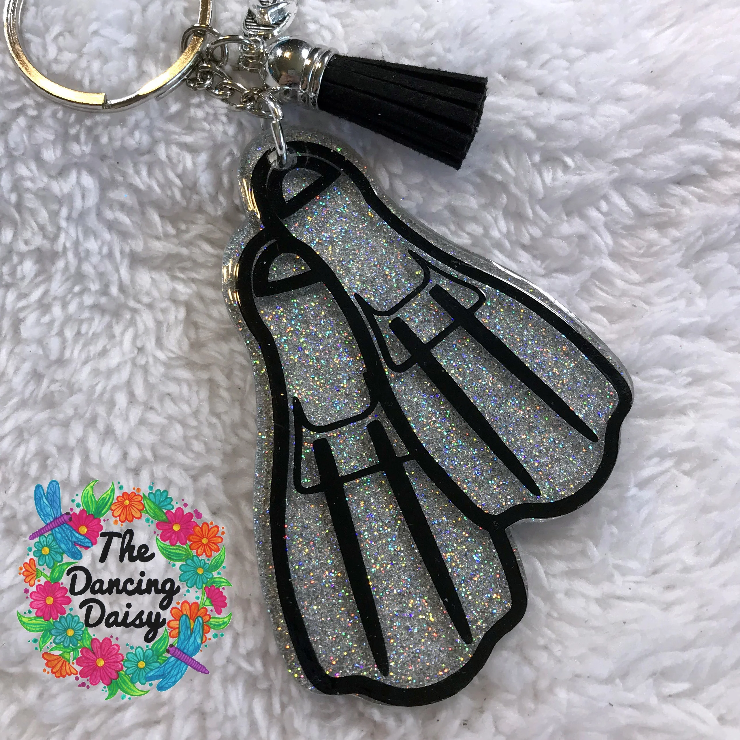 Scuba Swim Fins Acrylic Blank - Image 3