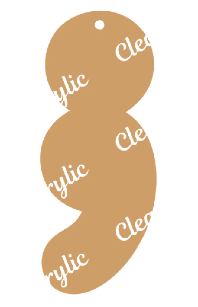 Semicolon Acrylic Blank