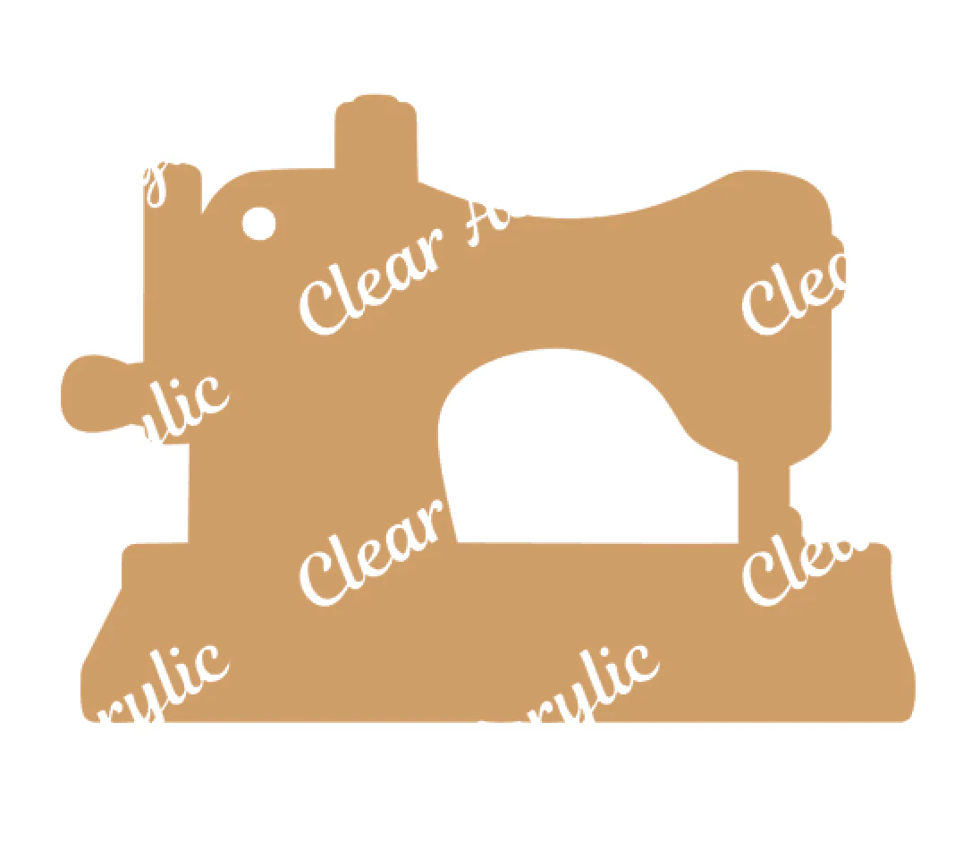 Sewing Machine Acrylic Blank