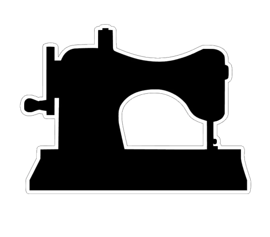 Sewing Machine Acrylic Blank - Image 2