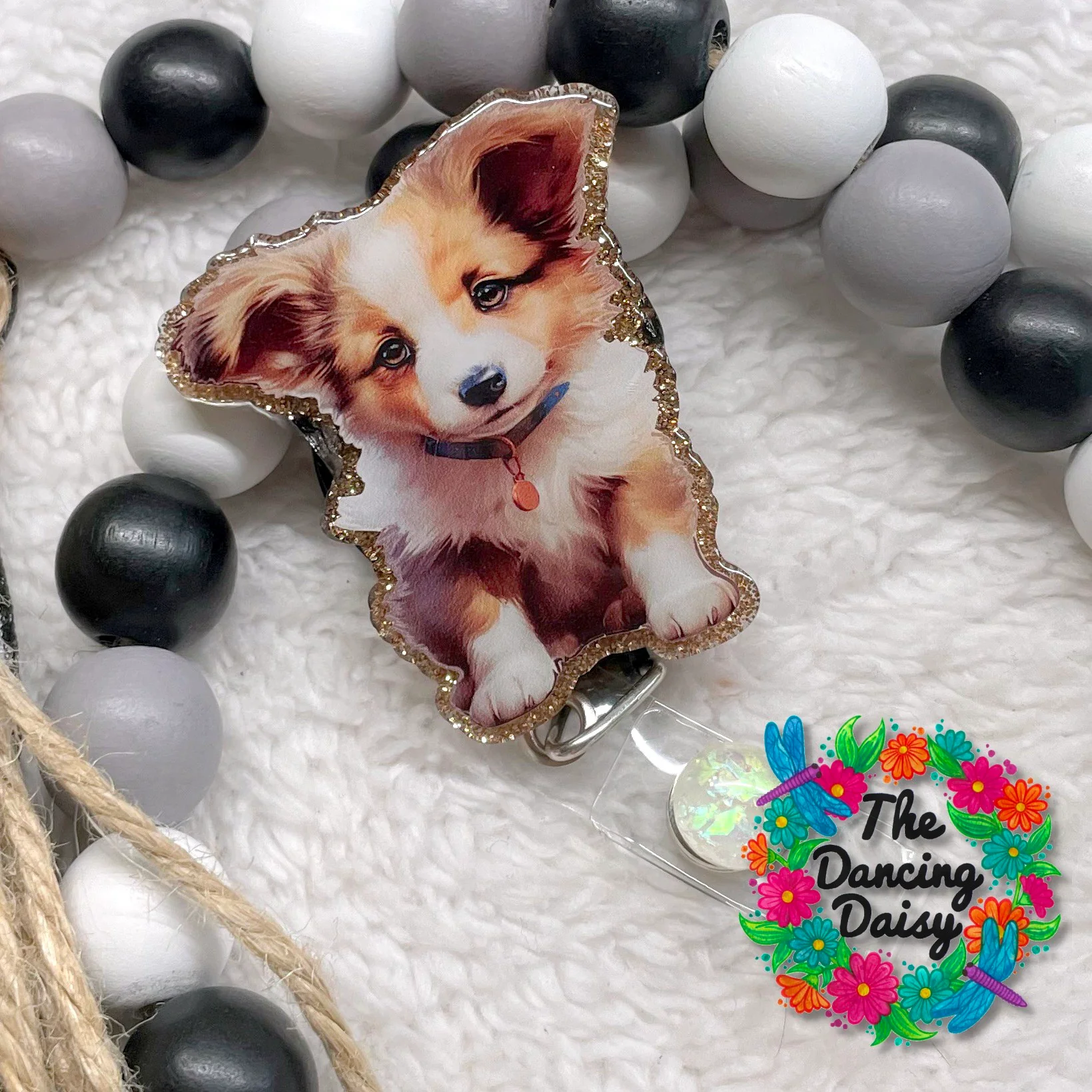Shetland Sheepdog Pup Decal & Acrylic Blank COMBO - Image 2