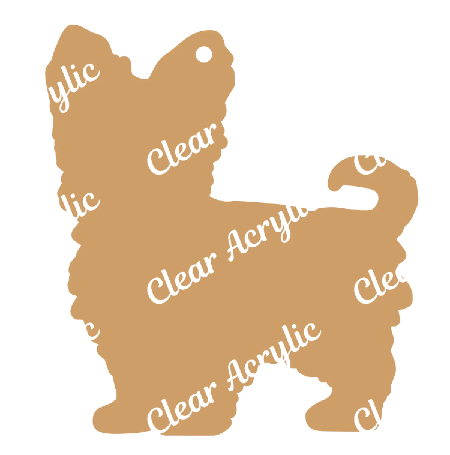 Silky Terrier Dog Profile Acrylic Blank