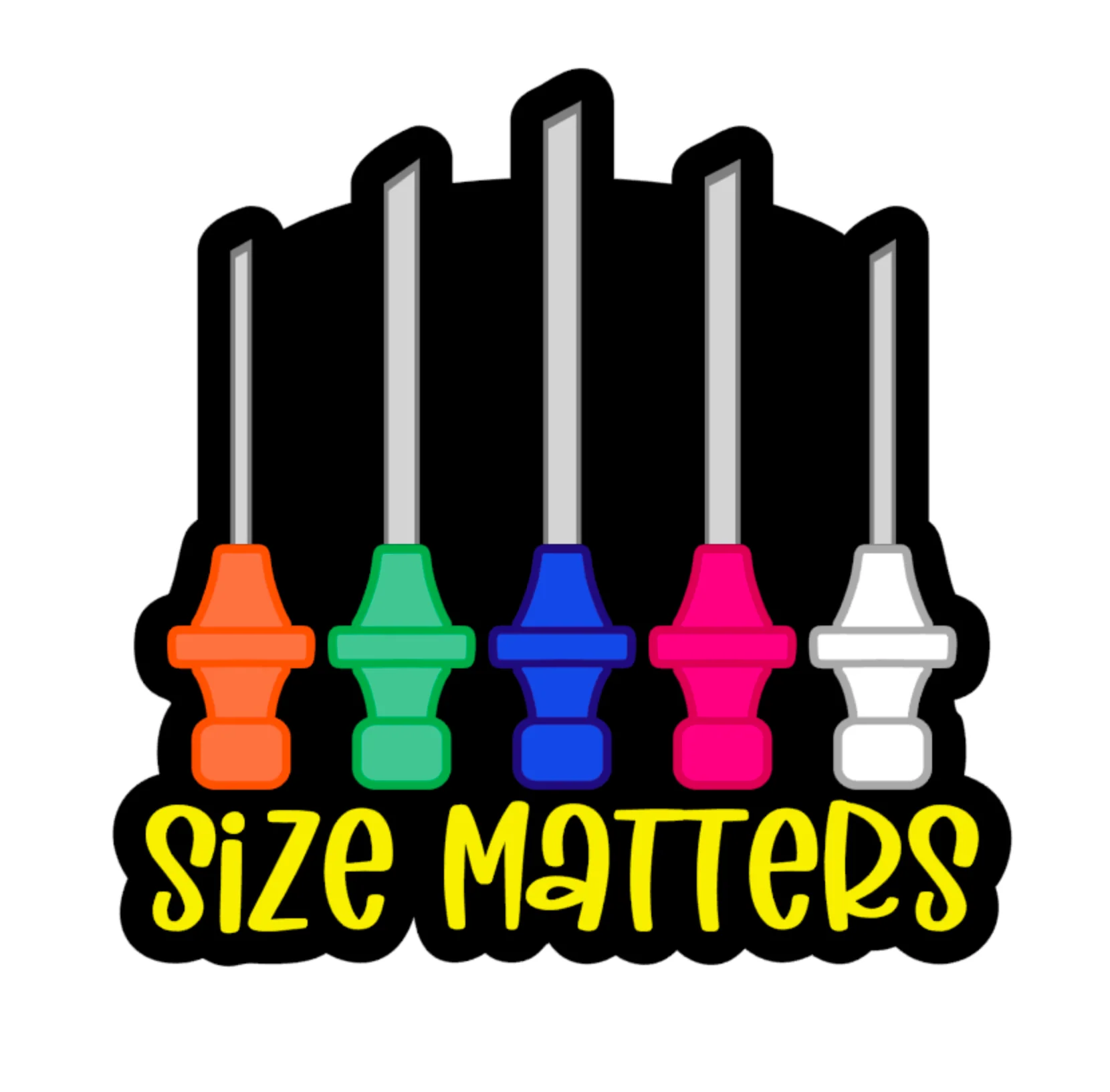 Size Matters Badge Reel Blank