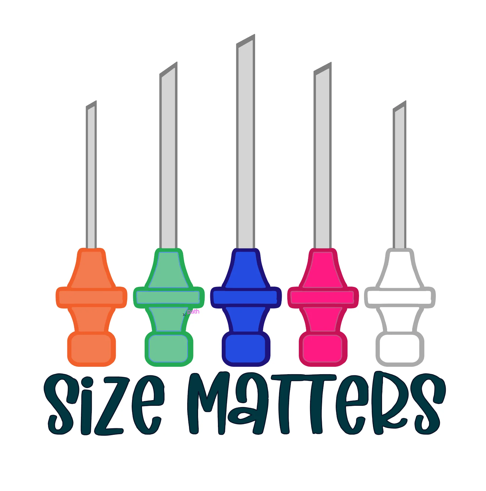 Size Matters DECAL Only