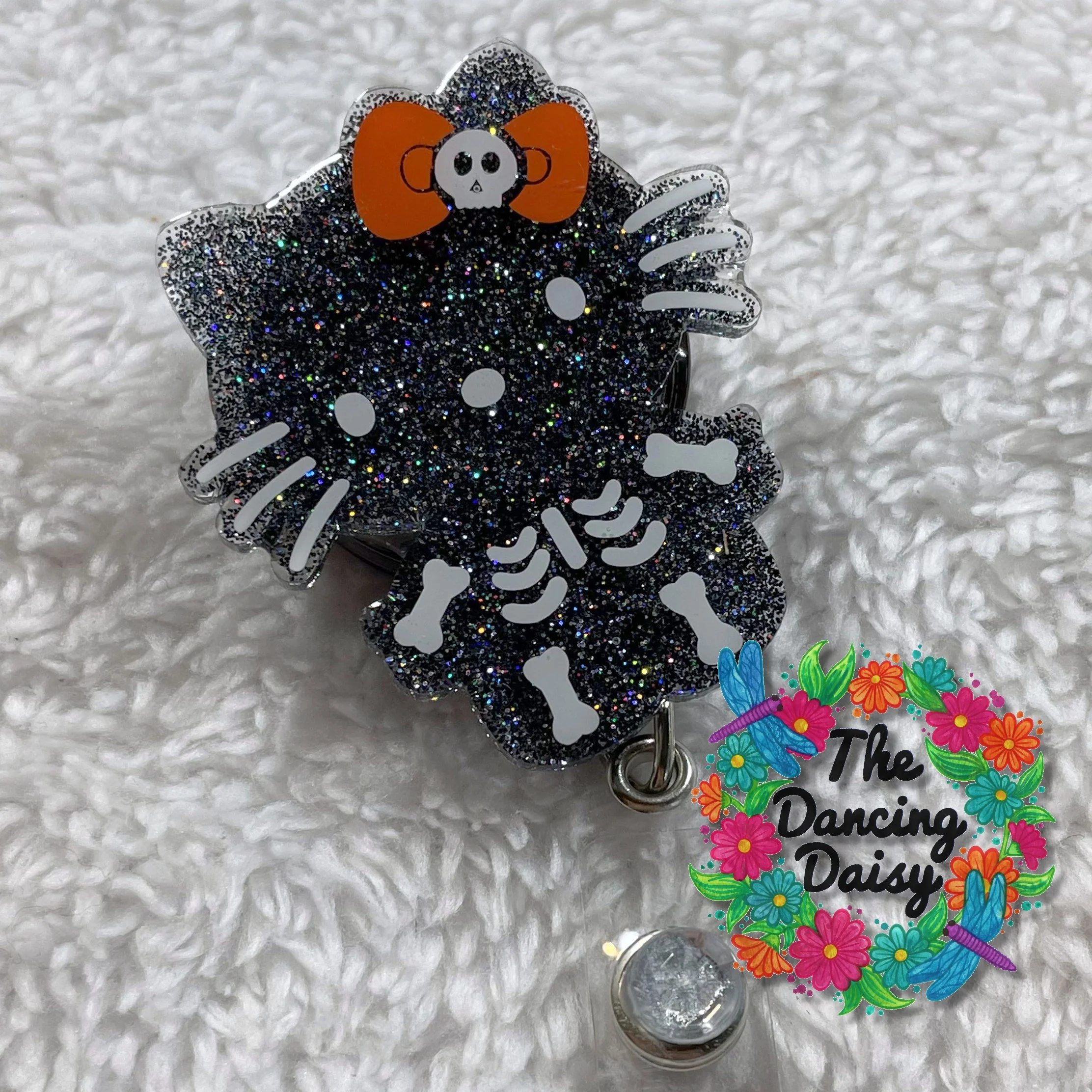 Skeleton Kitty Acrylic Blank - Image 3