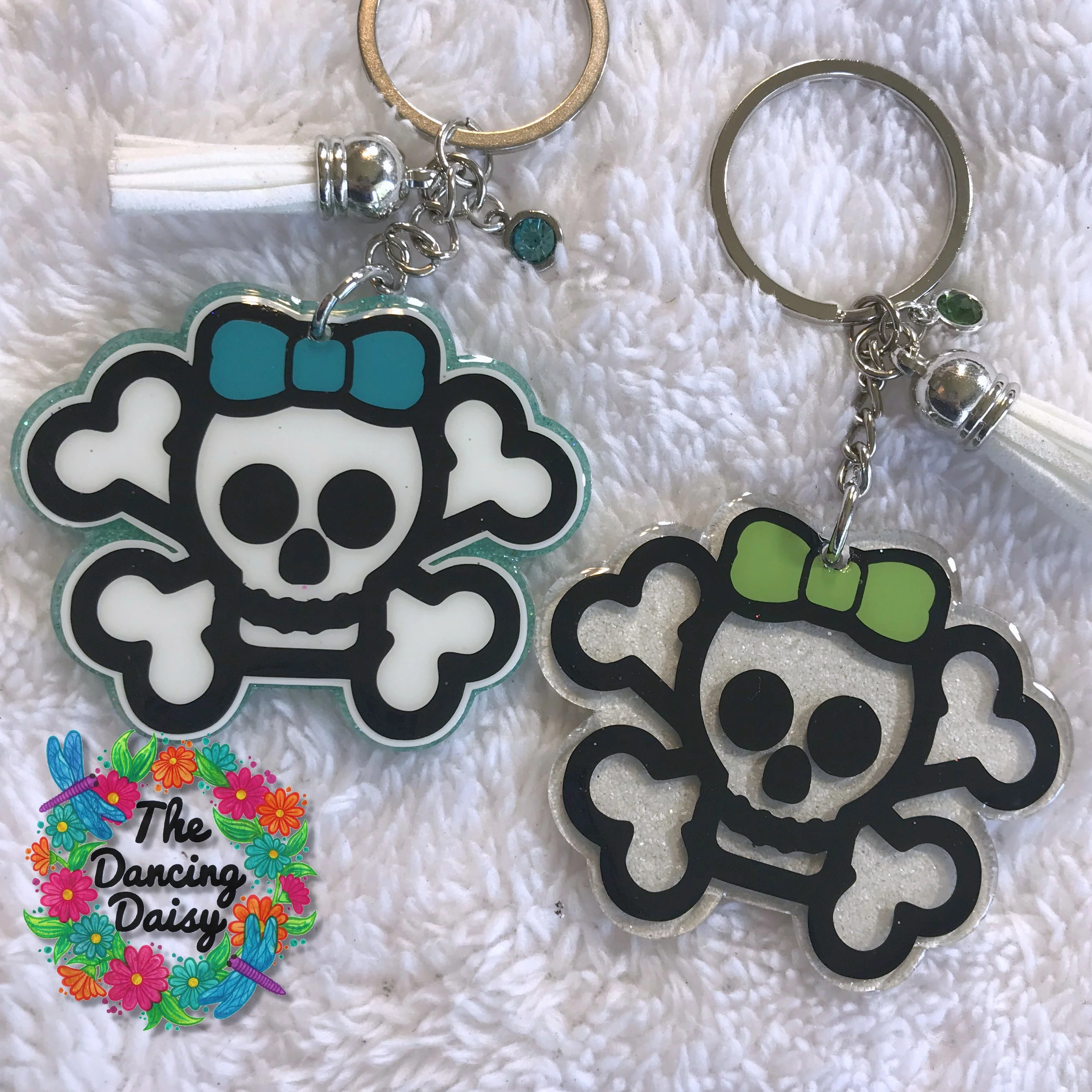 Skull Crossbones Girl Acrylic Blank - Image 3