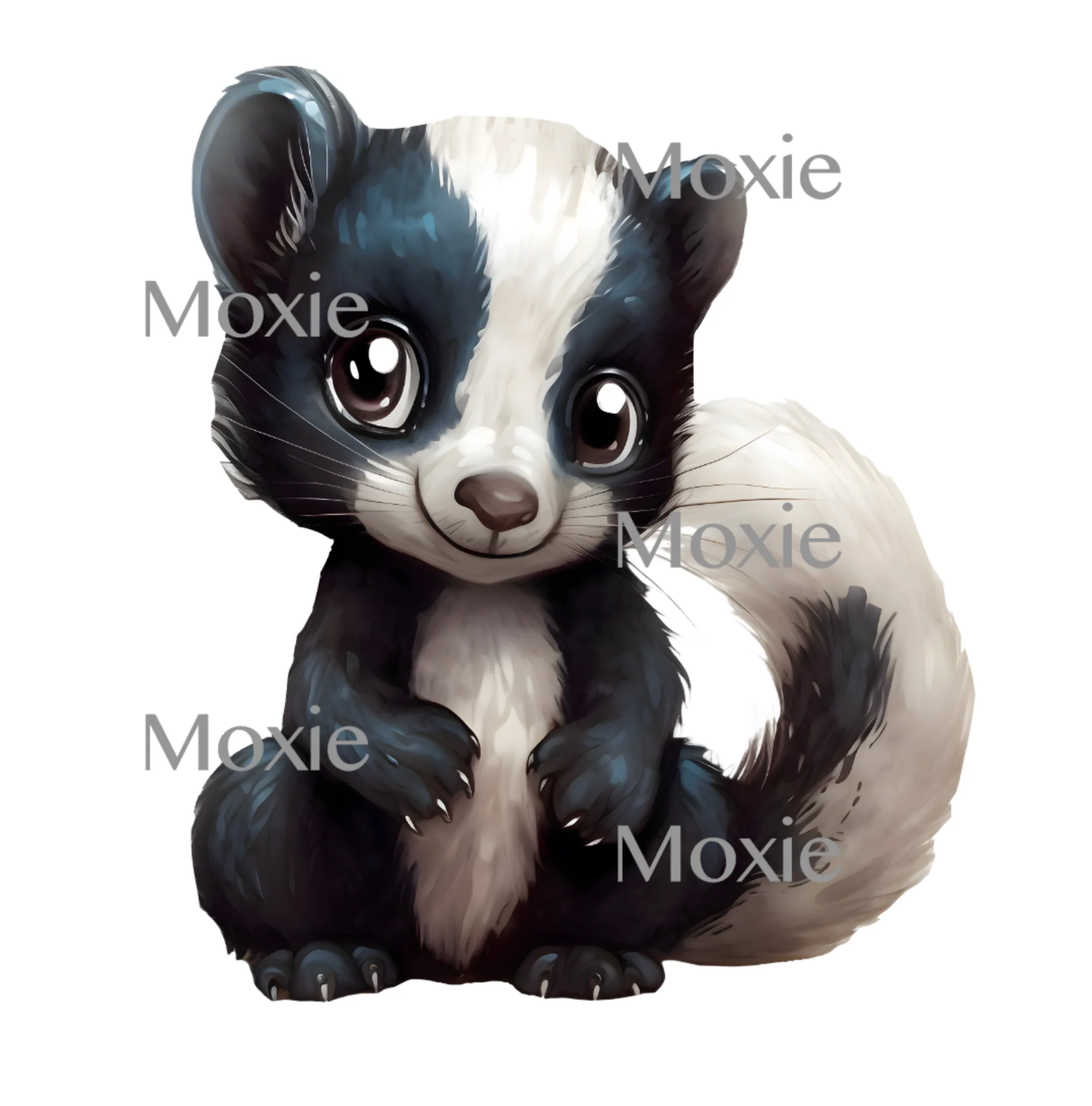 Skunk Decal & Acrylic Blank COMBO