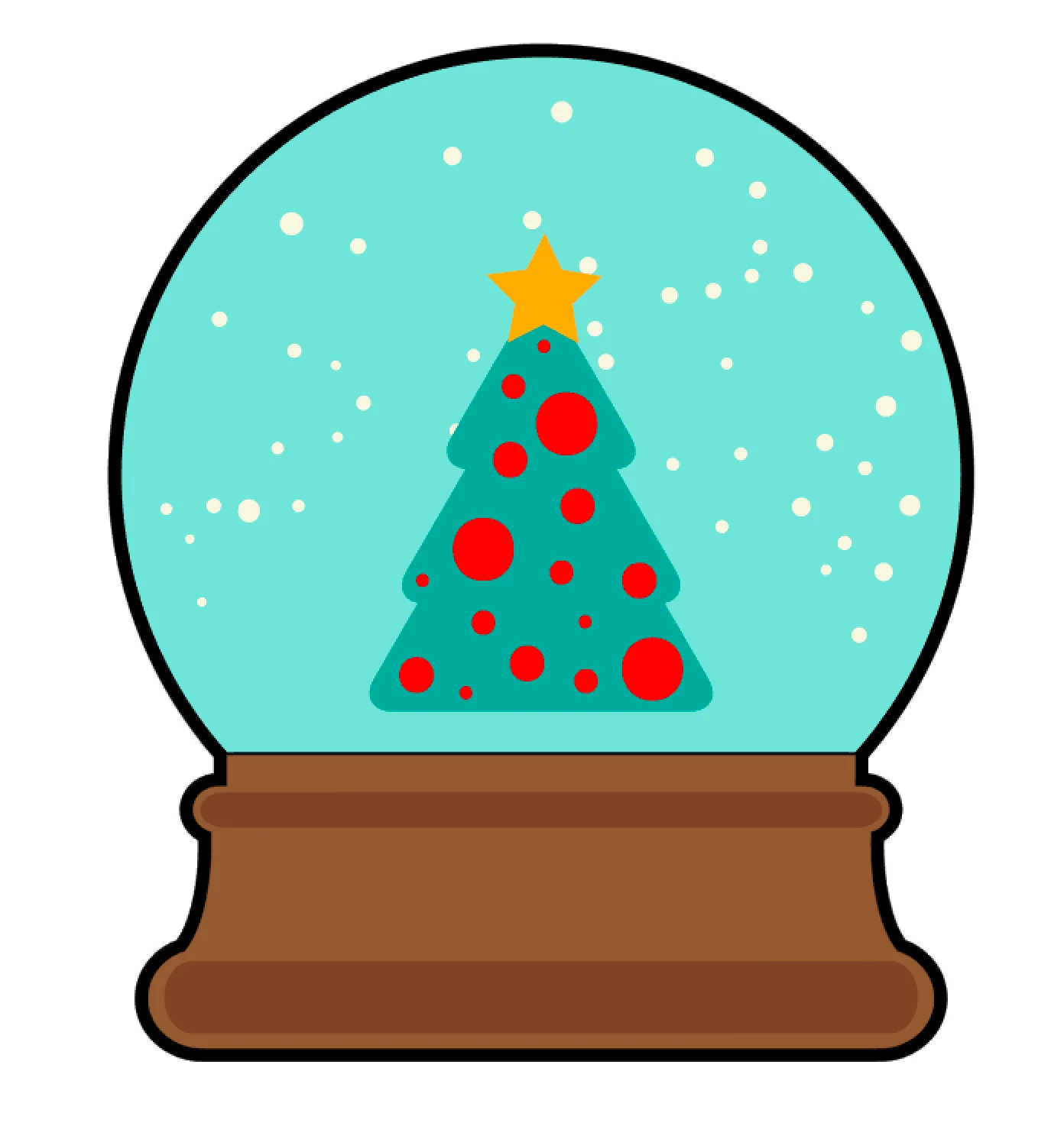 Snow Globe Acrylic Blank - Image 2