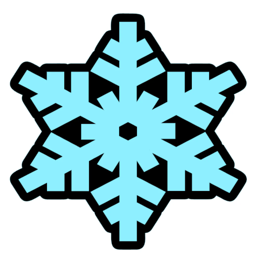 Snowflake Acrylic Blank - Image 2