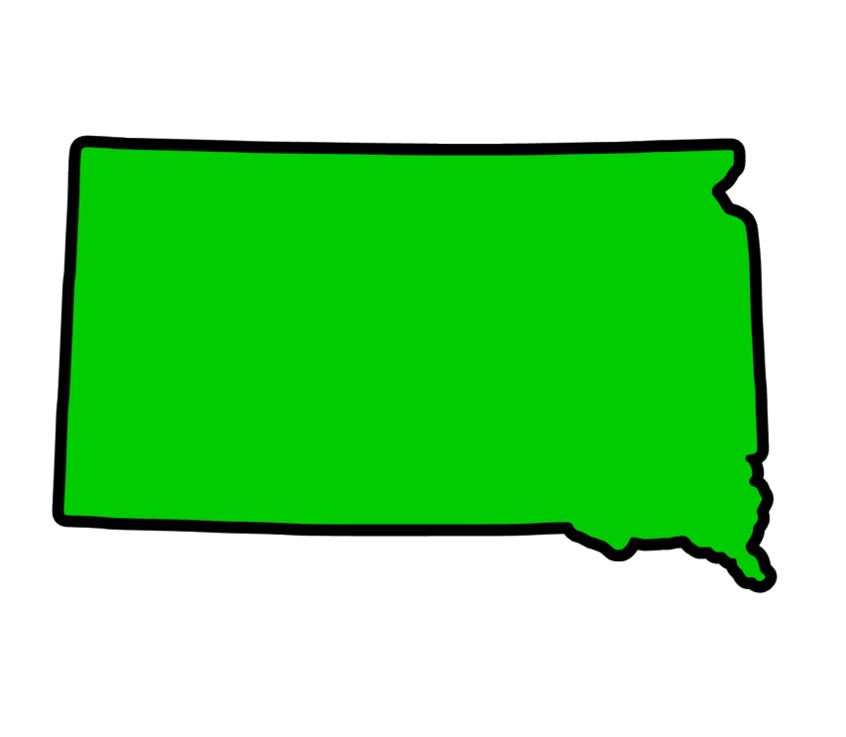 South Dakota Acrylic Blank - Image 2