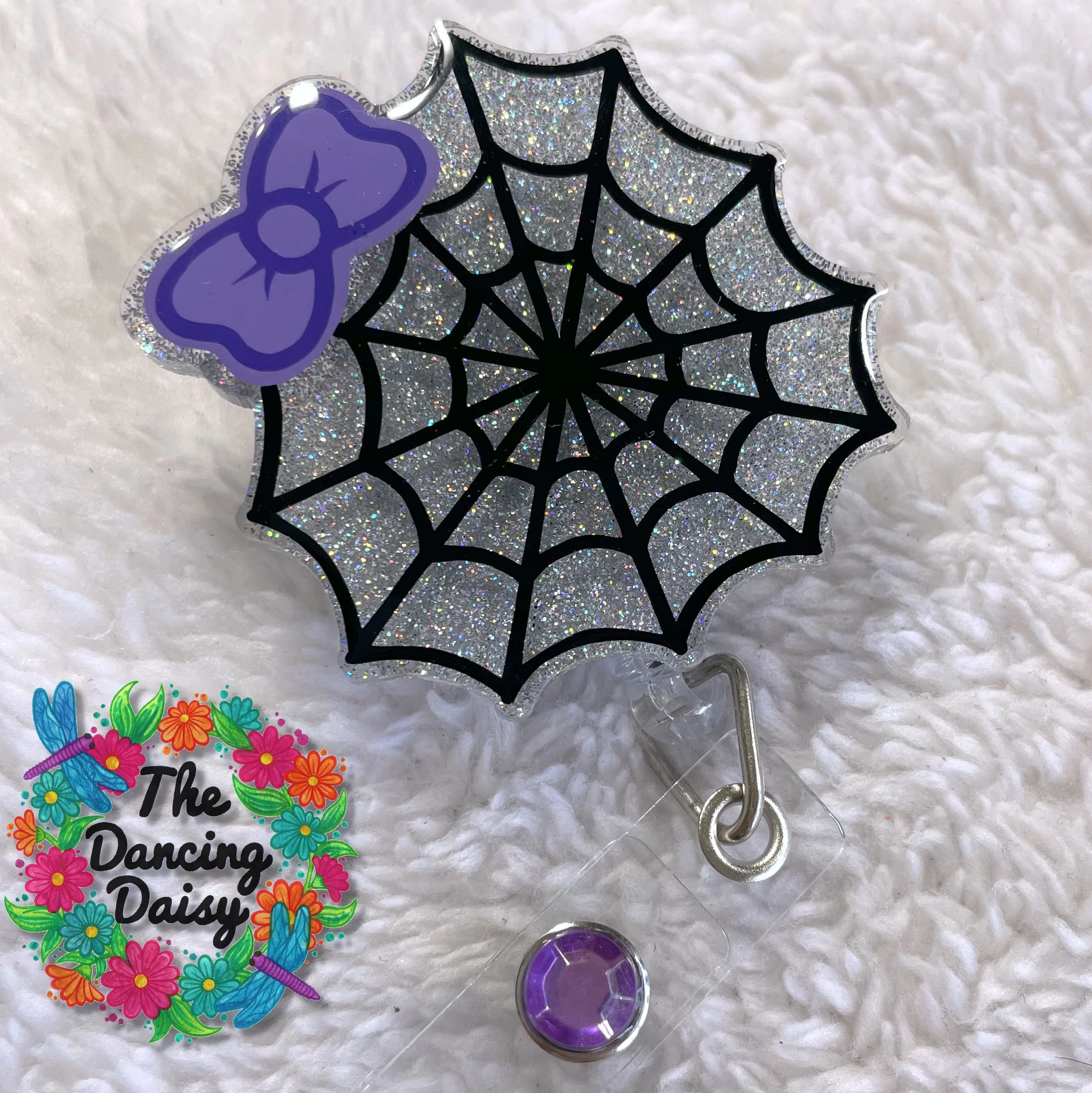 Spider Web with Bow Acrylic Blank - Image 3