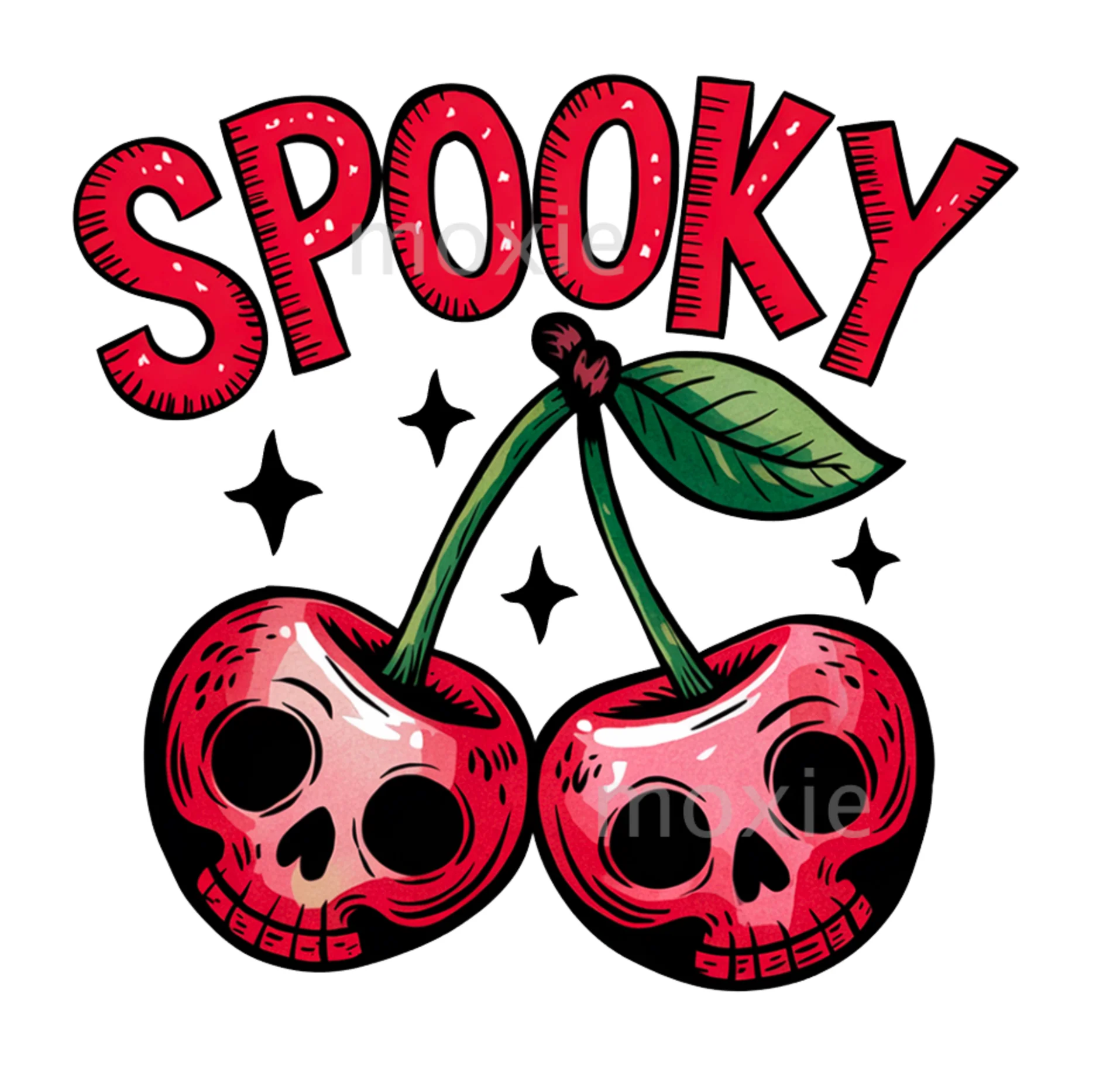 Spooky Cherries Decal & Acrylic Blank COMBO