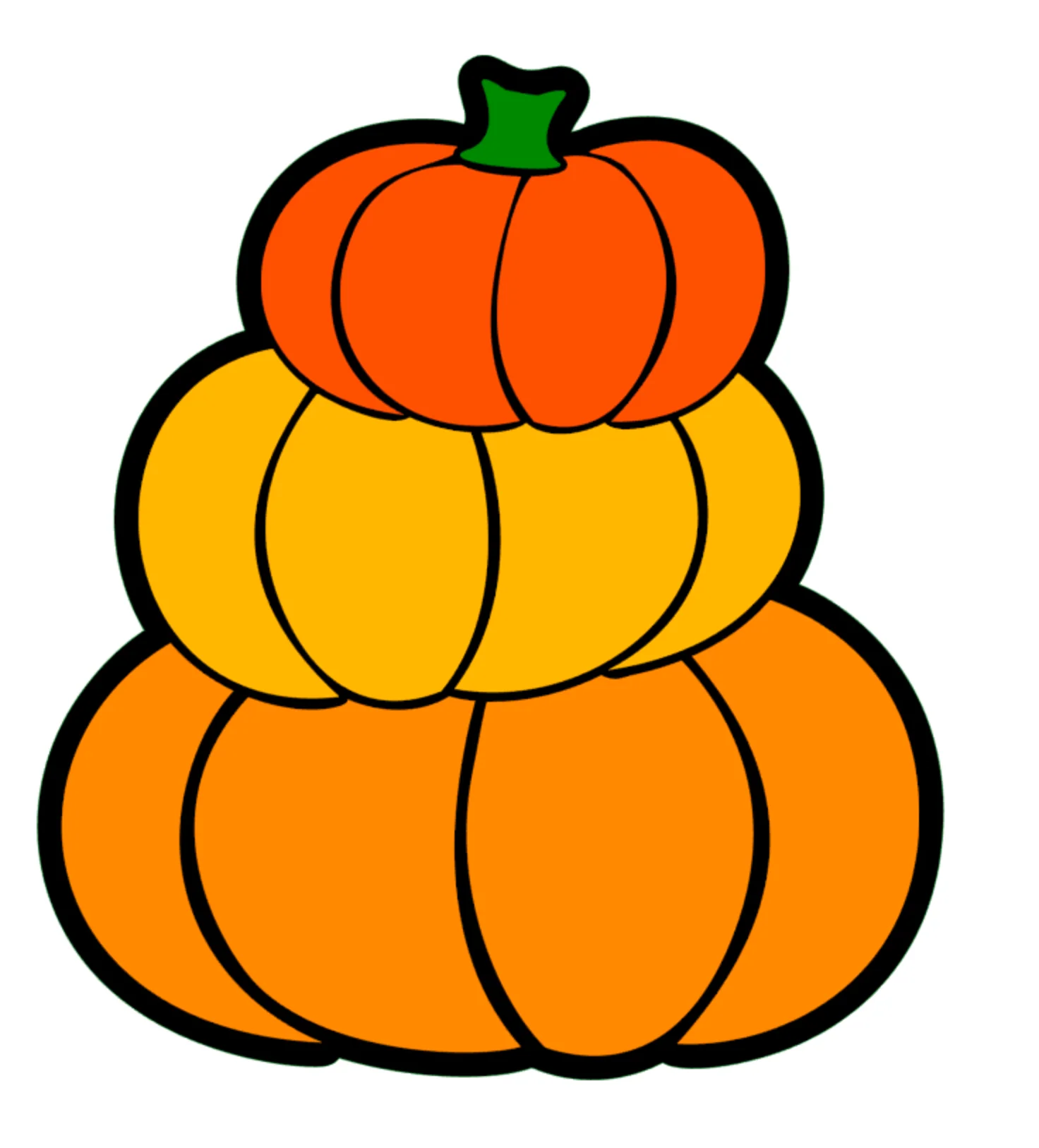 Stacked Pumpkins Acrylic Blank